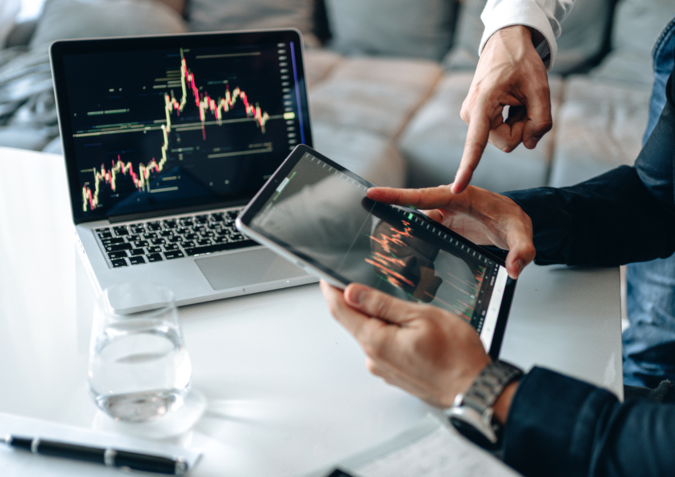 Trading am Laptop und am Tablet