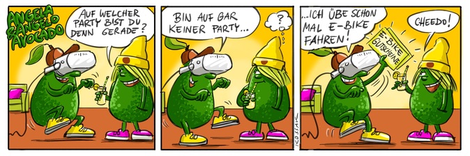 Angela und Angelo Avocado - Comic Strip