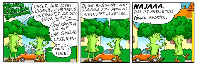 Bronka und Bronko Brokkoli - Comic Strip