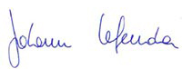 Unterschrift Johann Lefenda