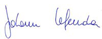 Unterschrift Johann Lefenda